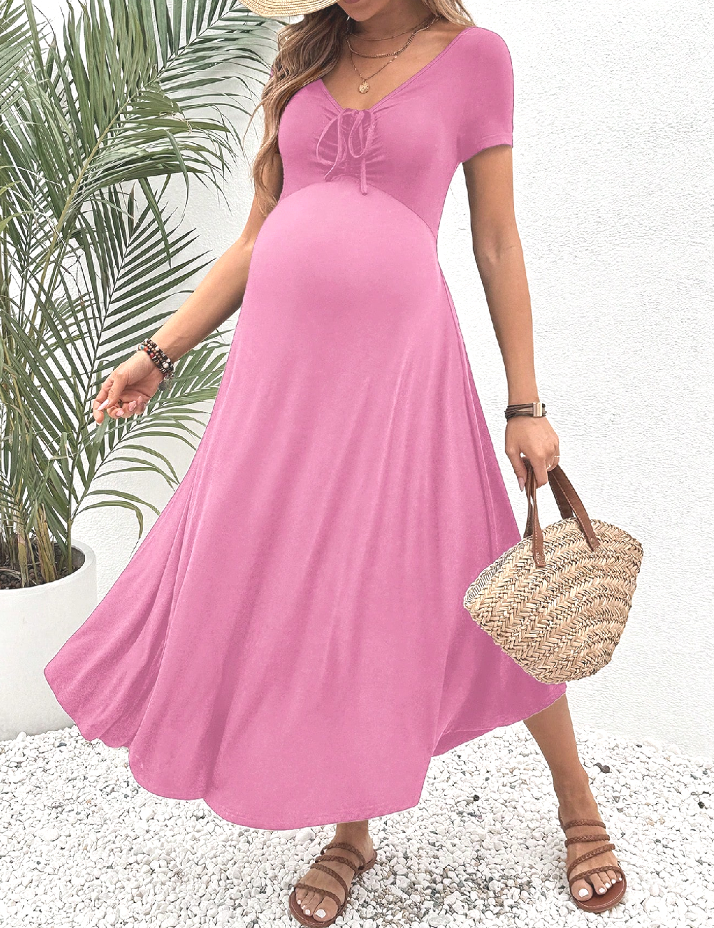 Rochie medie SHEIN Maternity, roz