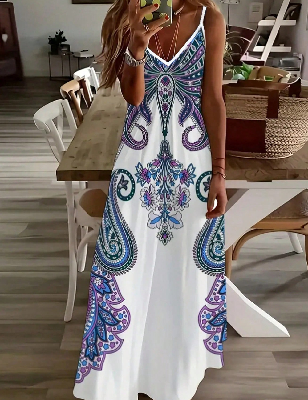 Rochie lunga SHEIN, mix culori