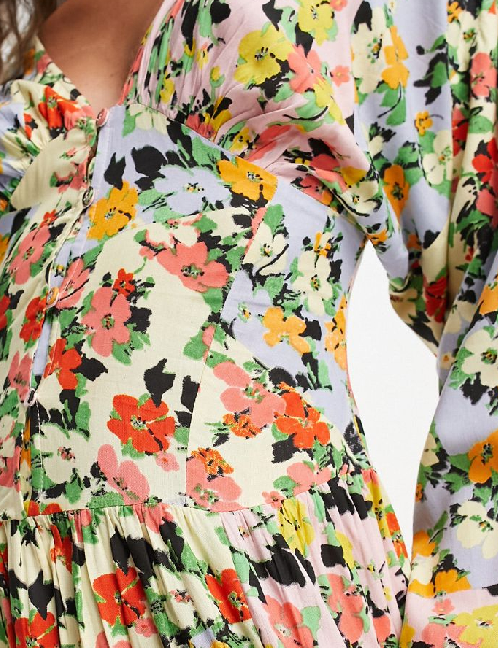 Rochie medie ASOS, floral print - 1 | YEO