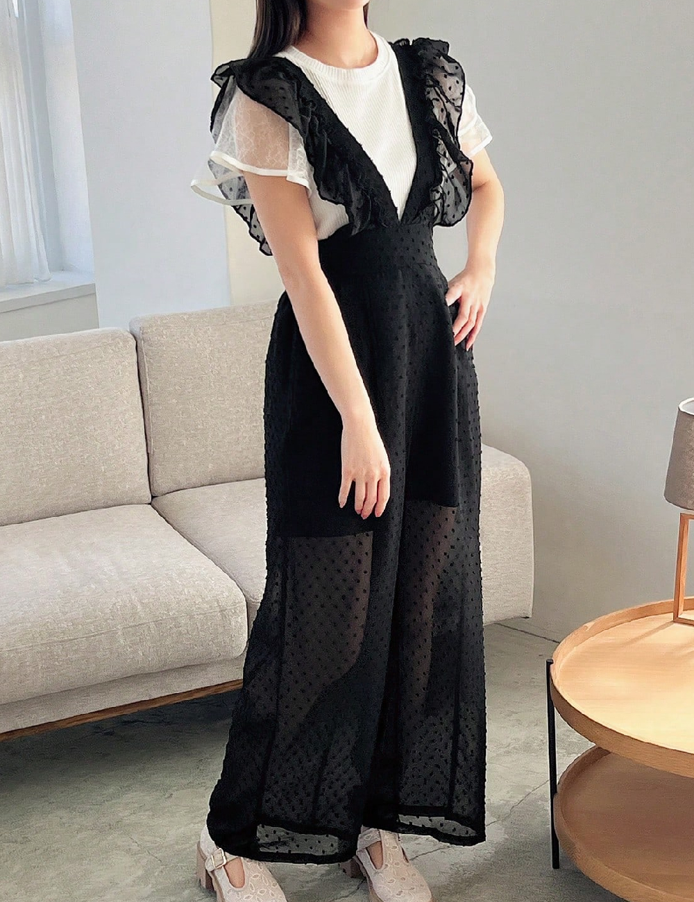 Salopeta SHEIN, negru