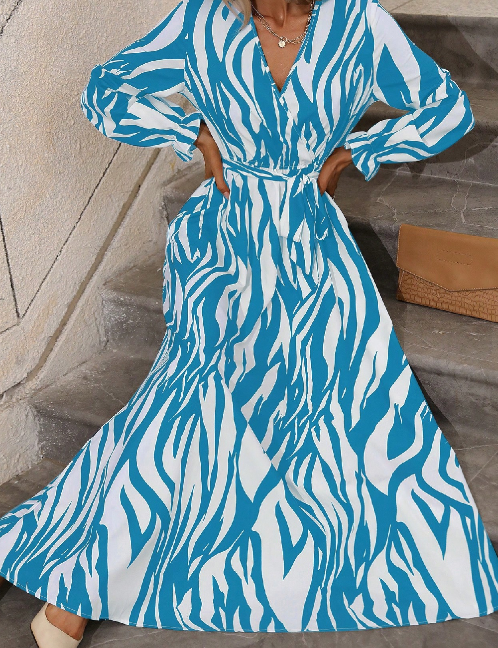 Rochie lunga SHEIN, albastru - 1 | YEO