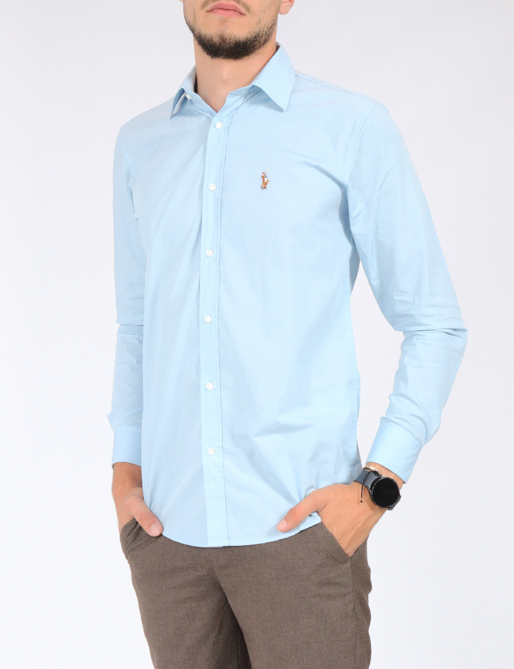 Camasa Polo Ralph Lauren, bleu