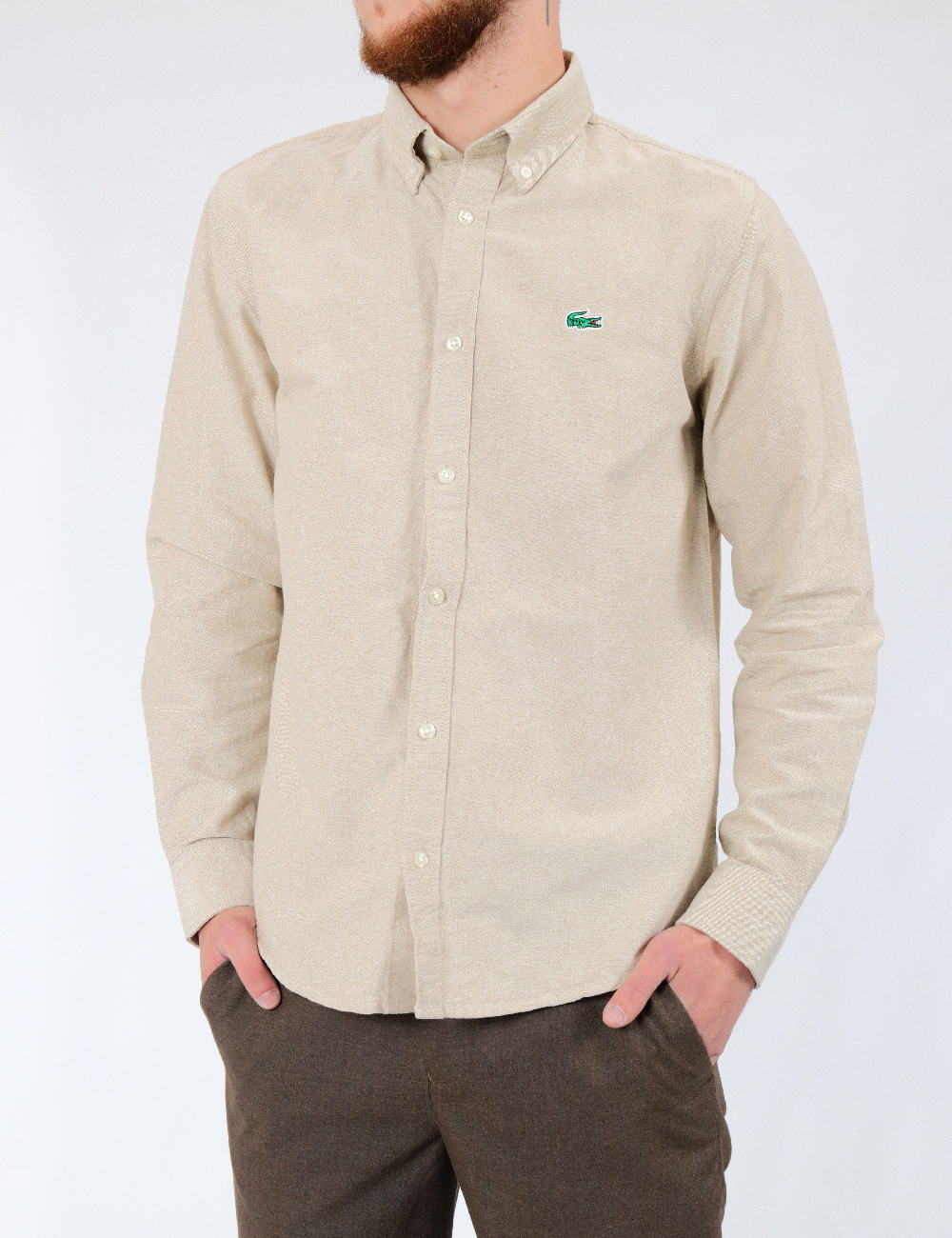 Camasa Lacoste, crem