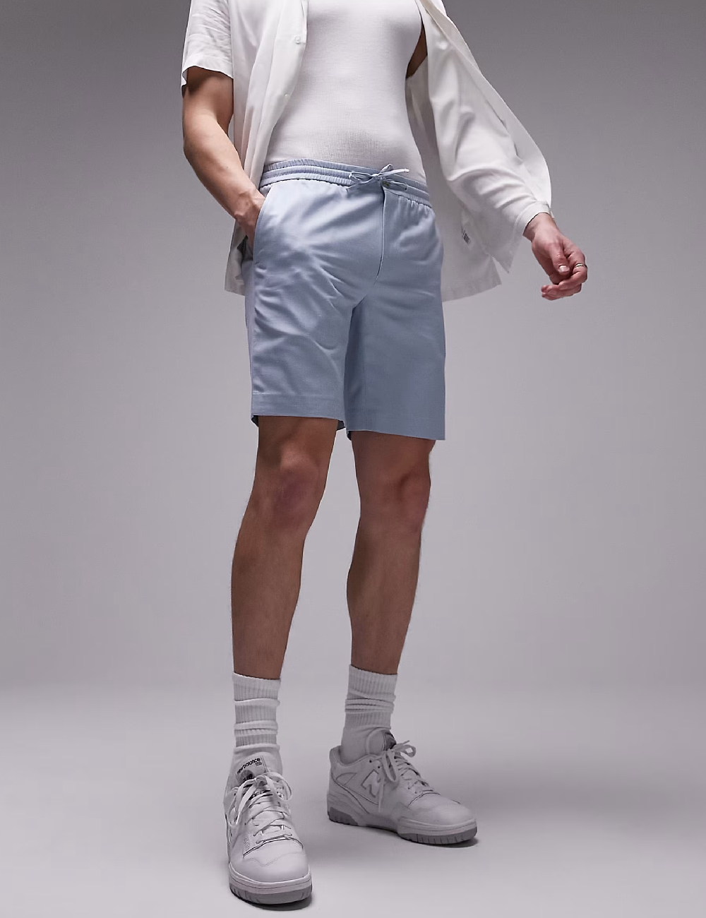 Pantaloni scurti Topman, albastru