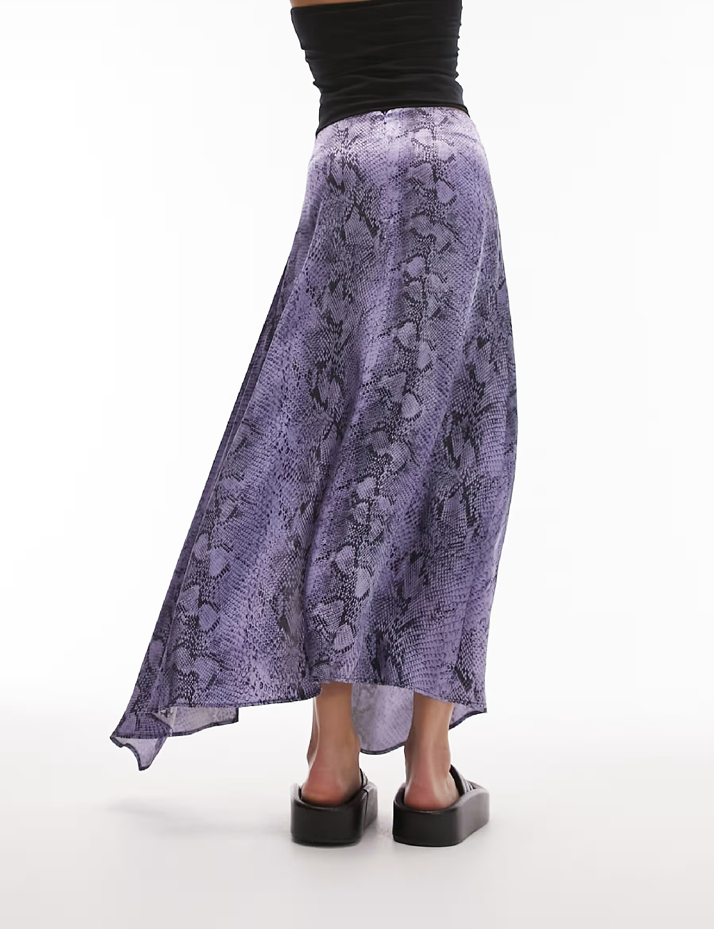 Fusta Top Shop, mov - 1 | YEO