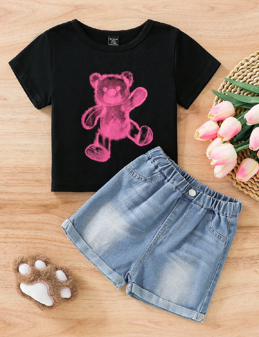 Compleu Shein Kids, mix culori