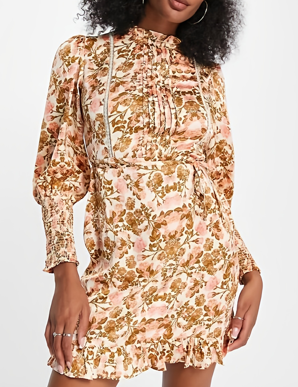 Rochie scurta River Island, floral print