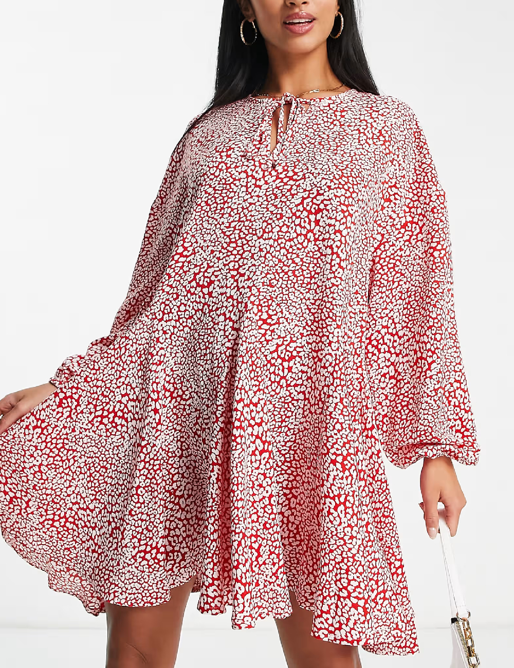 Rochie scurta Glamorous, rosu - 1 | YEO