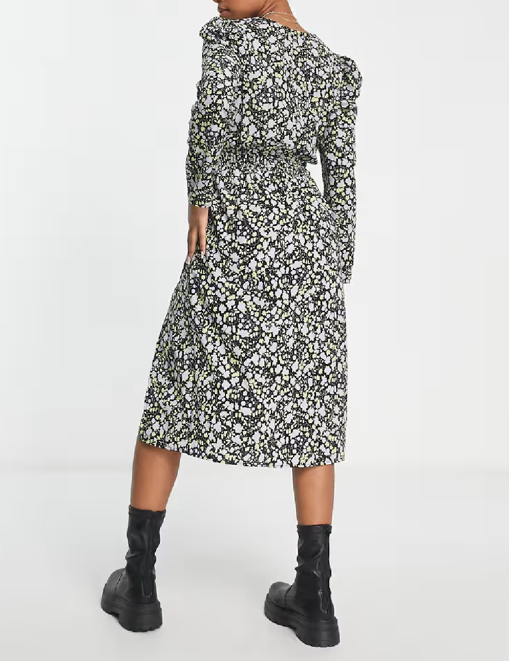 Rochie medie Monki, floral print - 1 | YEO