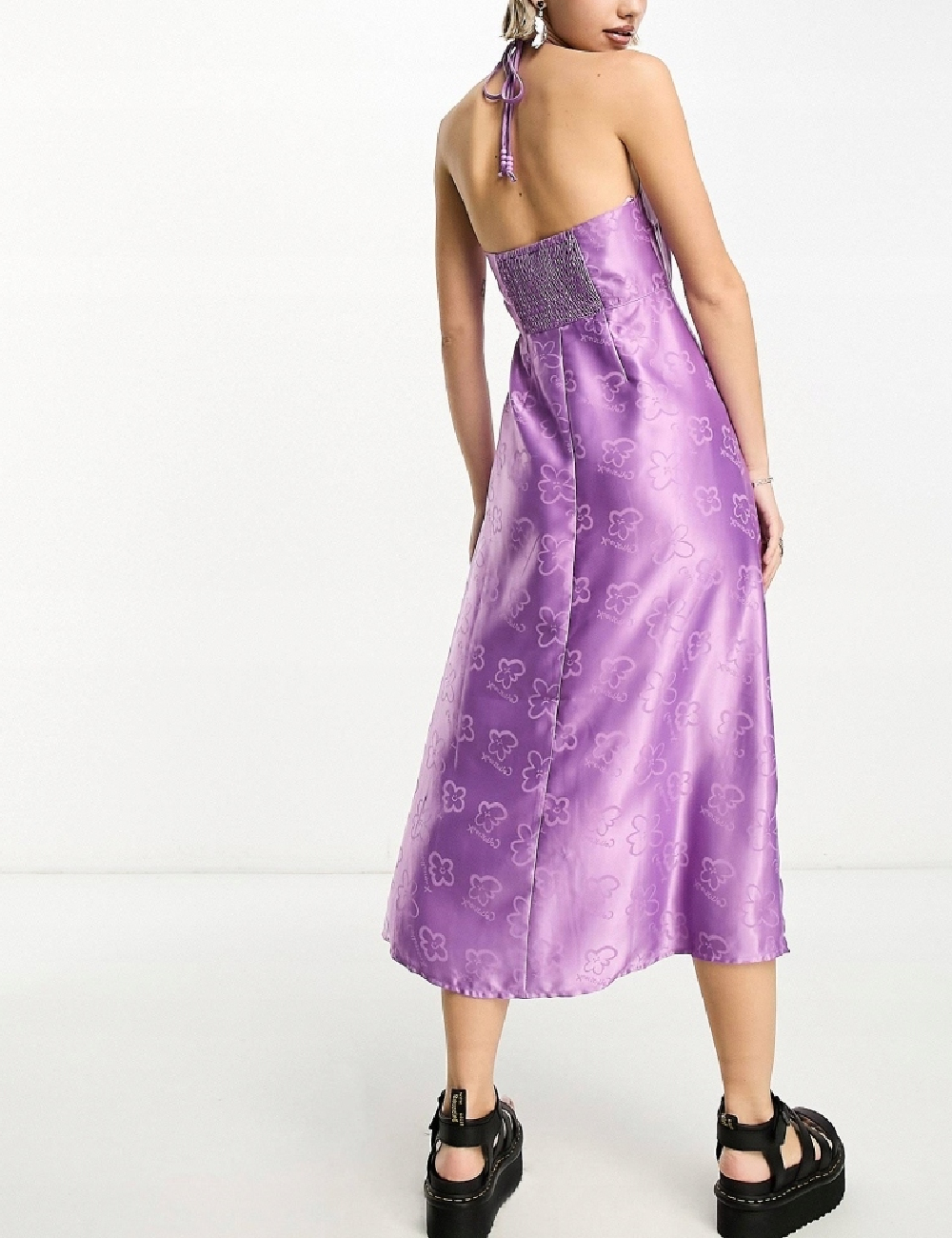 Rochie medie COLLUSION, mov - 1 | YEO