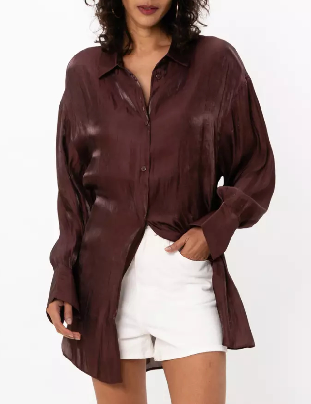 Camasa Oversize ASOS, maro - 1 | YEO