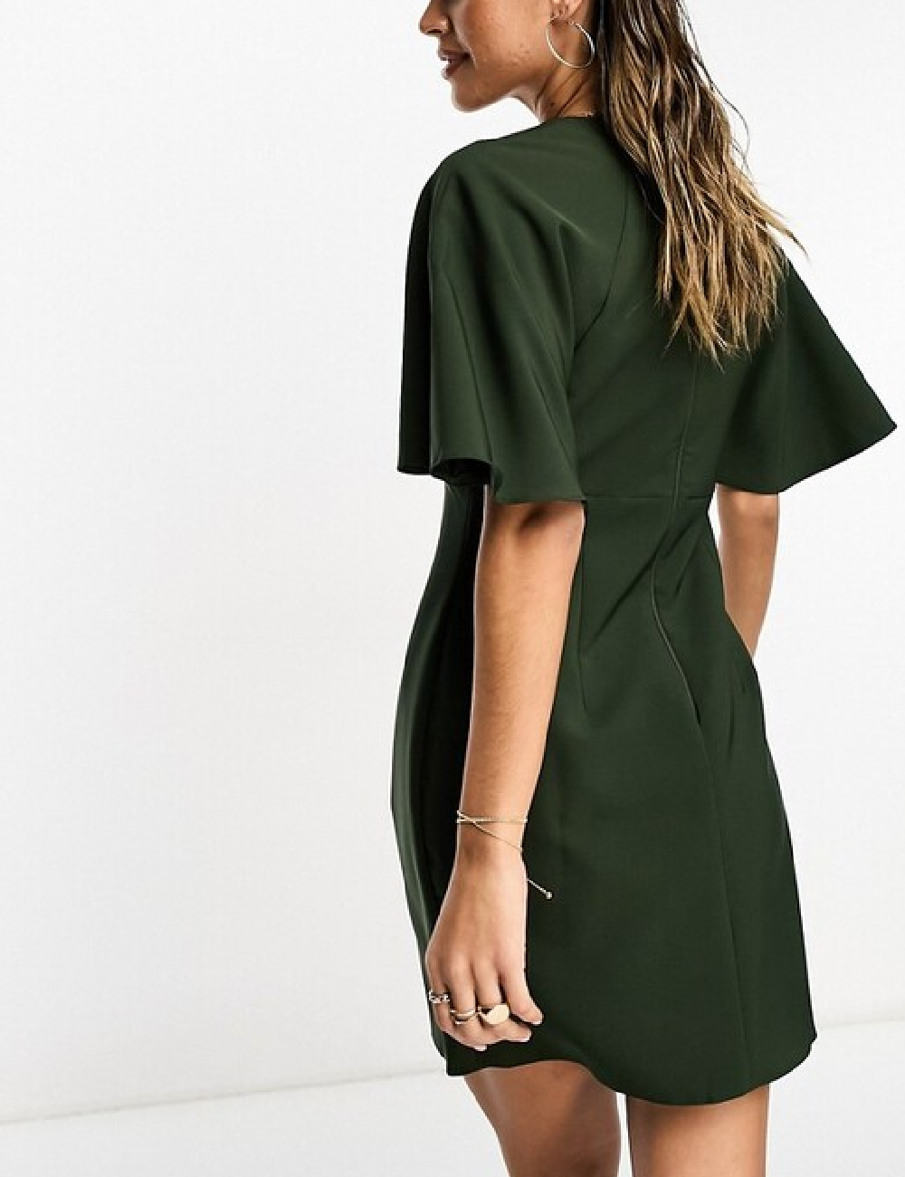 Rochie scurta ASOS, verde - 1 | YEO