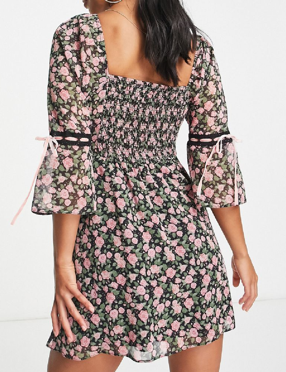 Rochie scurta PETITES MISS SELFRIDGE, floral print - 1 | YEO