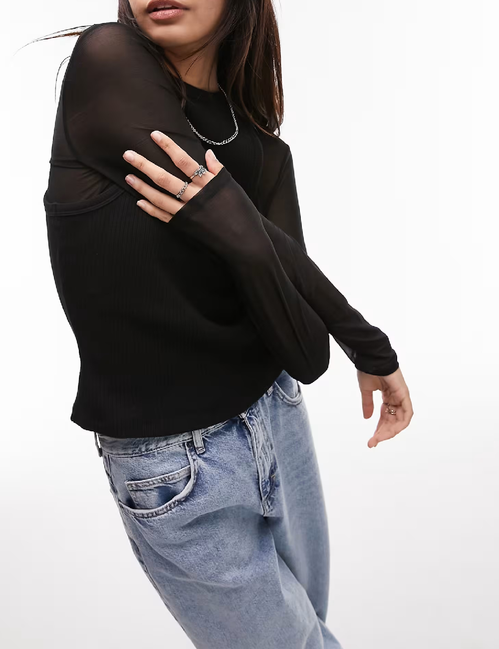Bluza Top Shop, negru