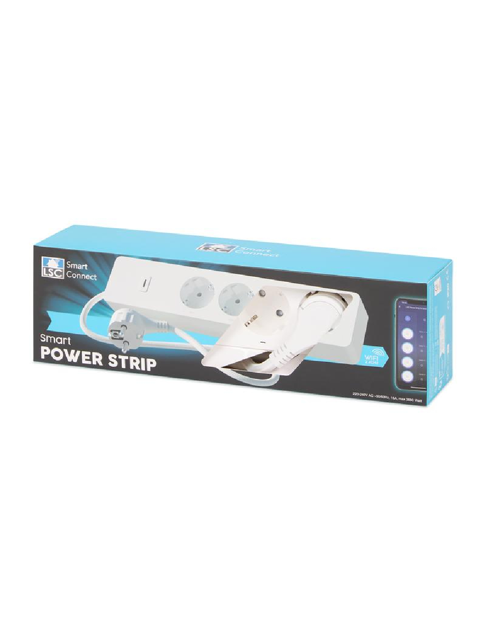 Prelungitor inteligent LSC, alb