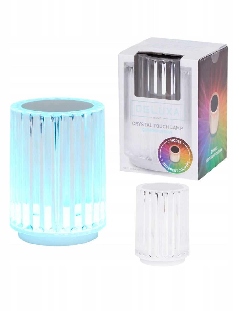 Lampa LED Deluxa, transparent