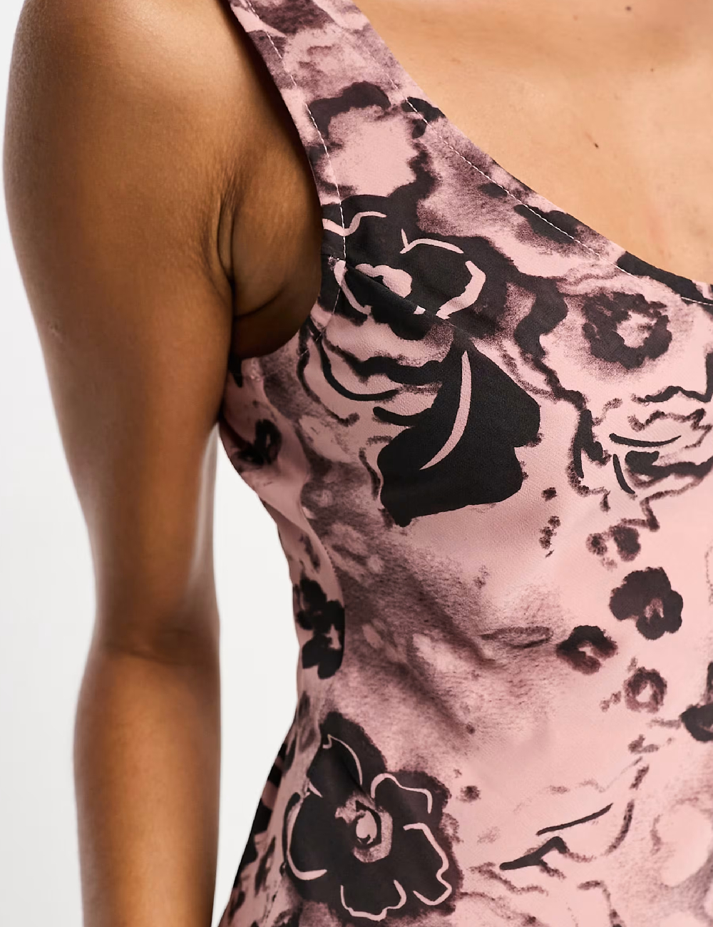 Rochie medie ASOS, roz - 1 | YEO