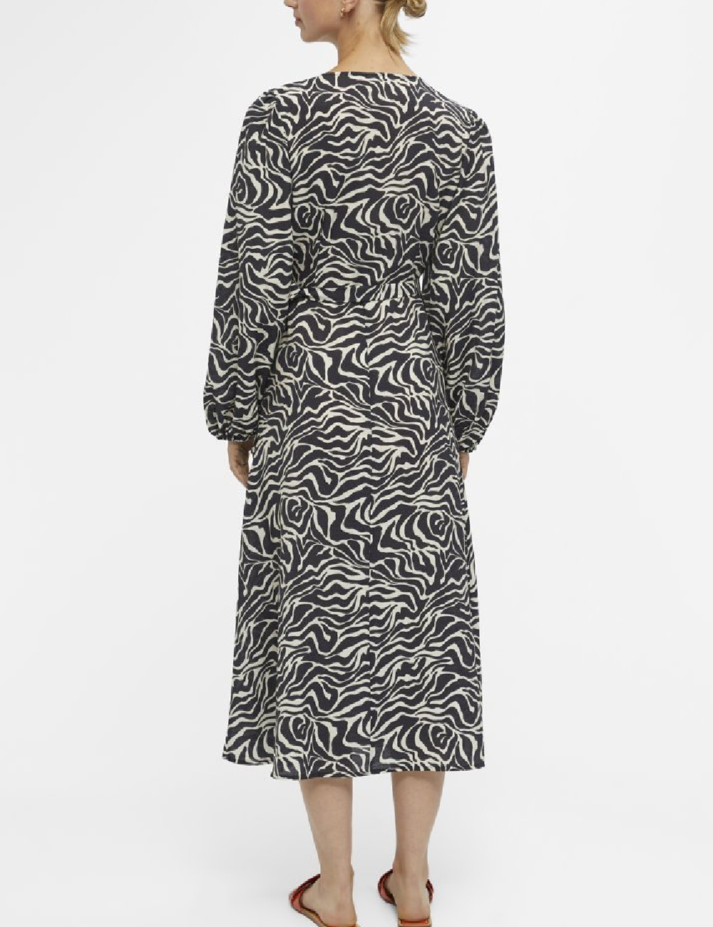 Rochie medie Object, negru - 1 | YEO