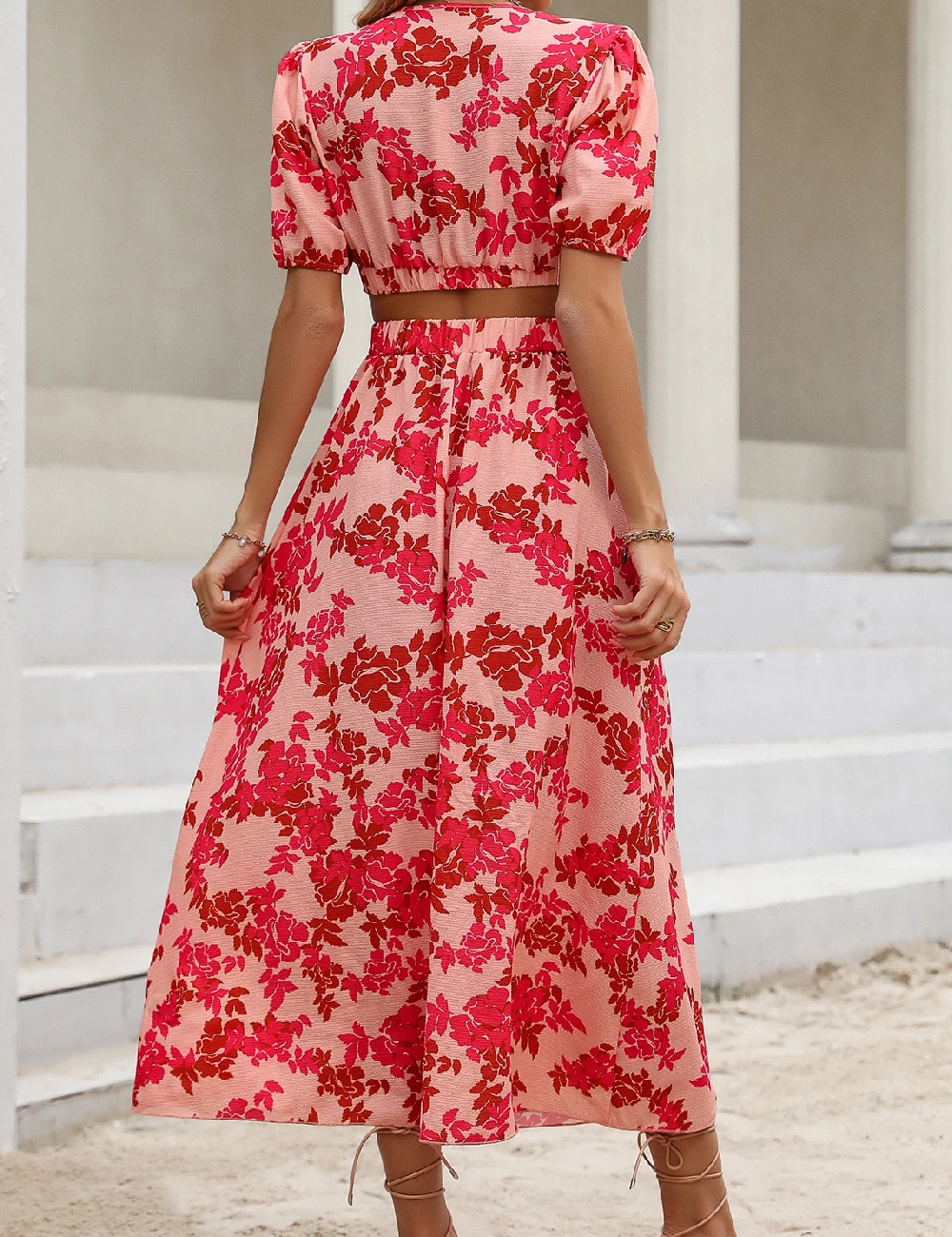 Rochie lunga SHEIN, roz - 1 | YEO