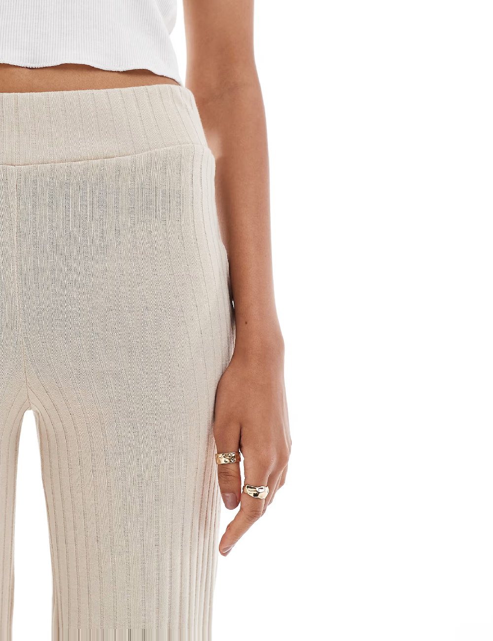 Pantaloni Vero Moda, crem - 1 | YEO