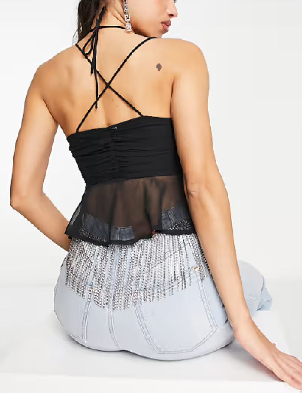 Top ASOS, negru - 1 | YEO