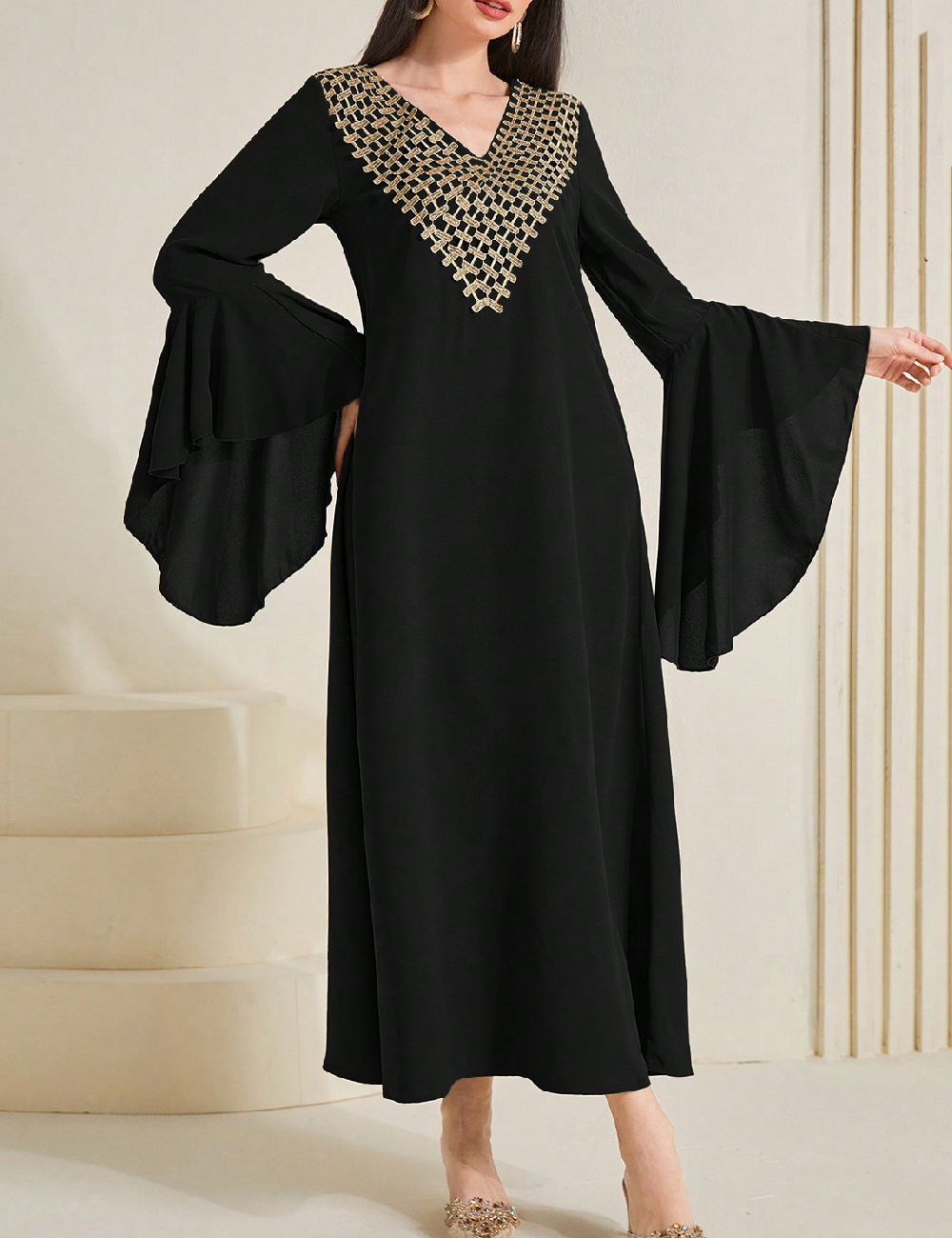 Rochie lunga SHEIN, negru