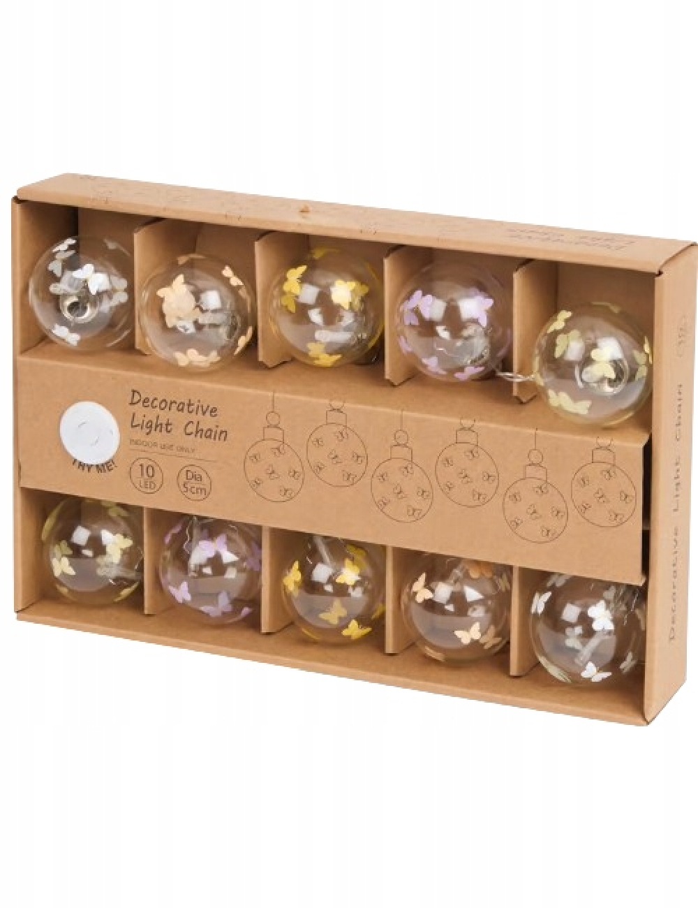 Ghirlanda luminoasa ACTION, transparent