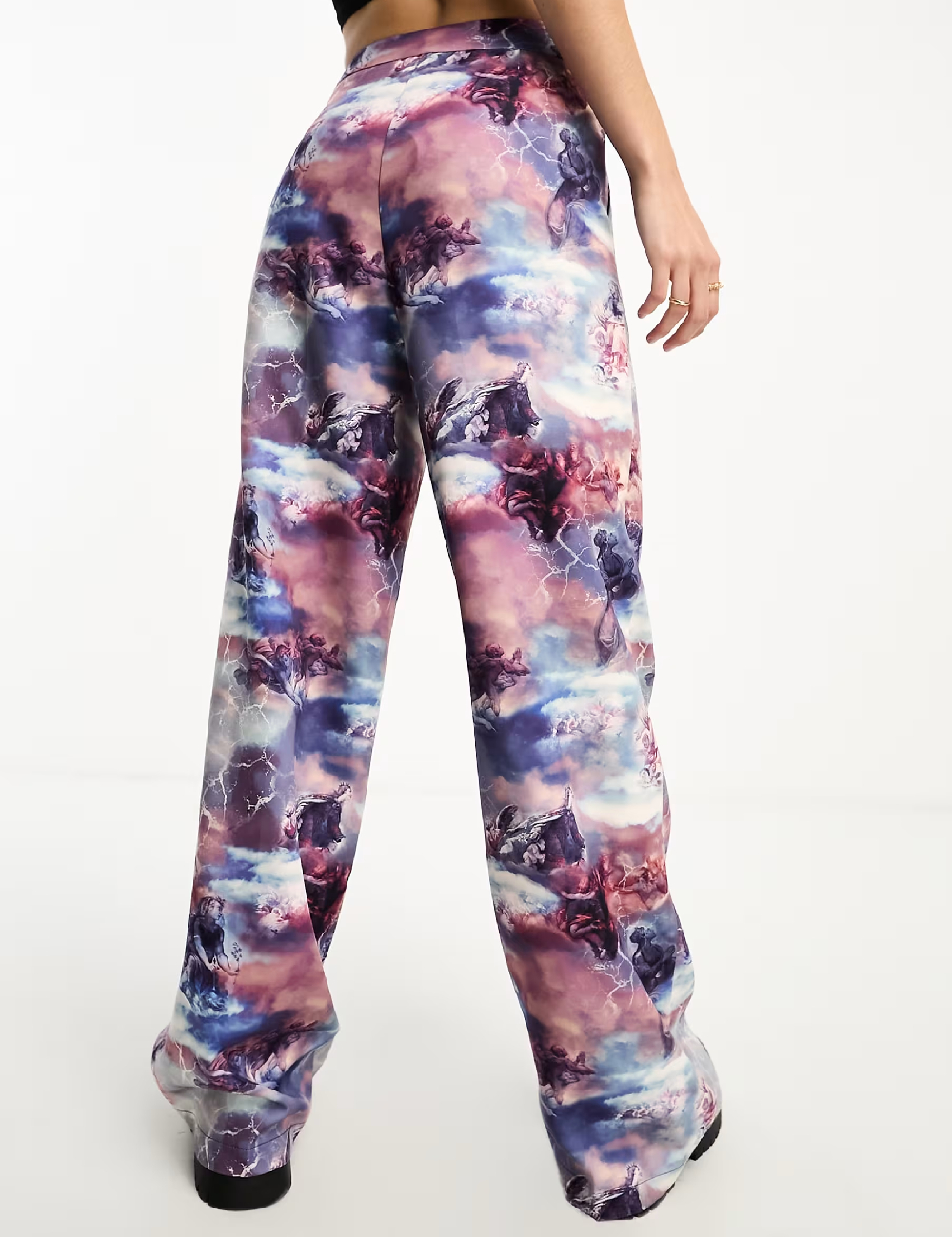 Pantaloni Annorlunda, mov - 1 | YEO