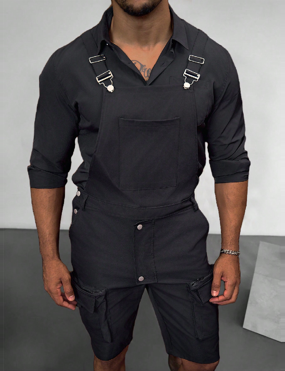 Salopeta SHEIN, negru