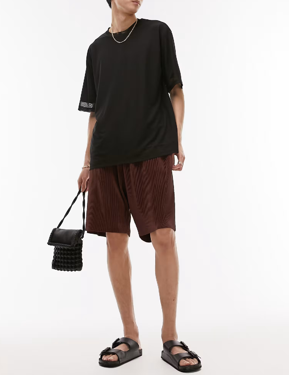 Tricou Oversize Topman, negru