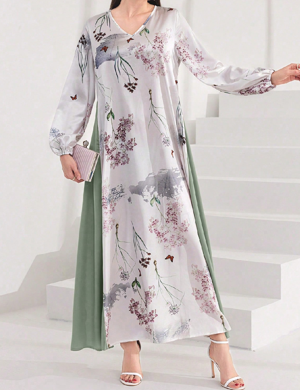 Rochie lunga SHEIN, mix culori