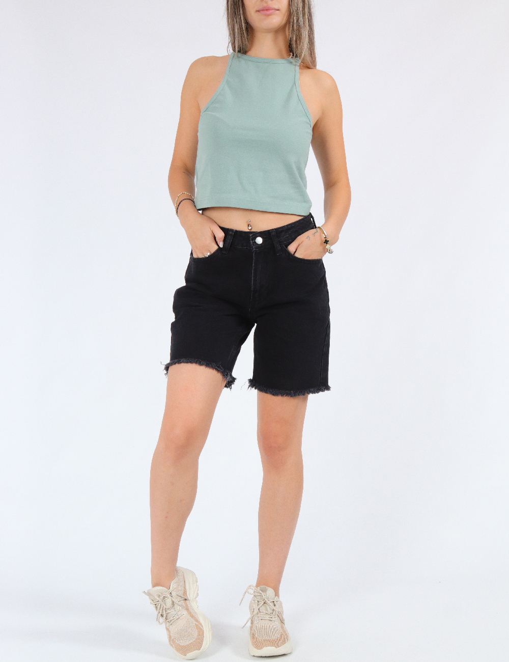 Top DRDENIM, verde - 1 | YEO
