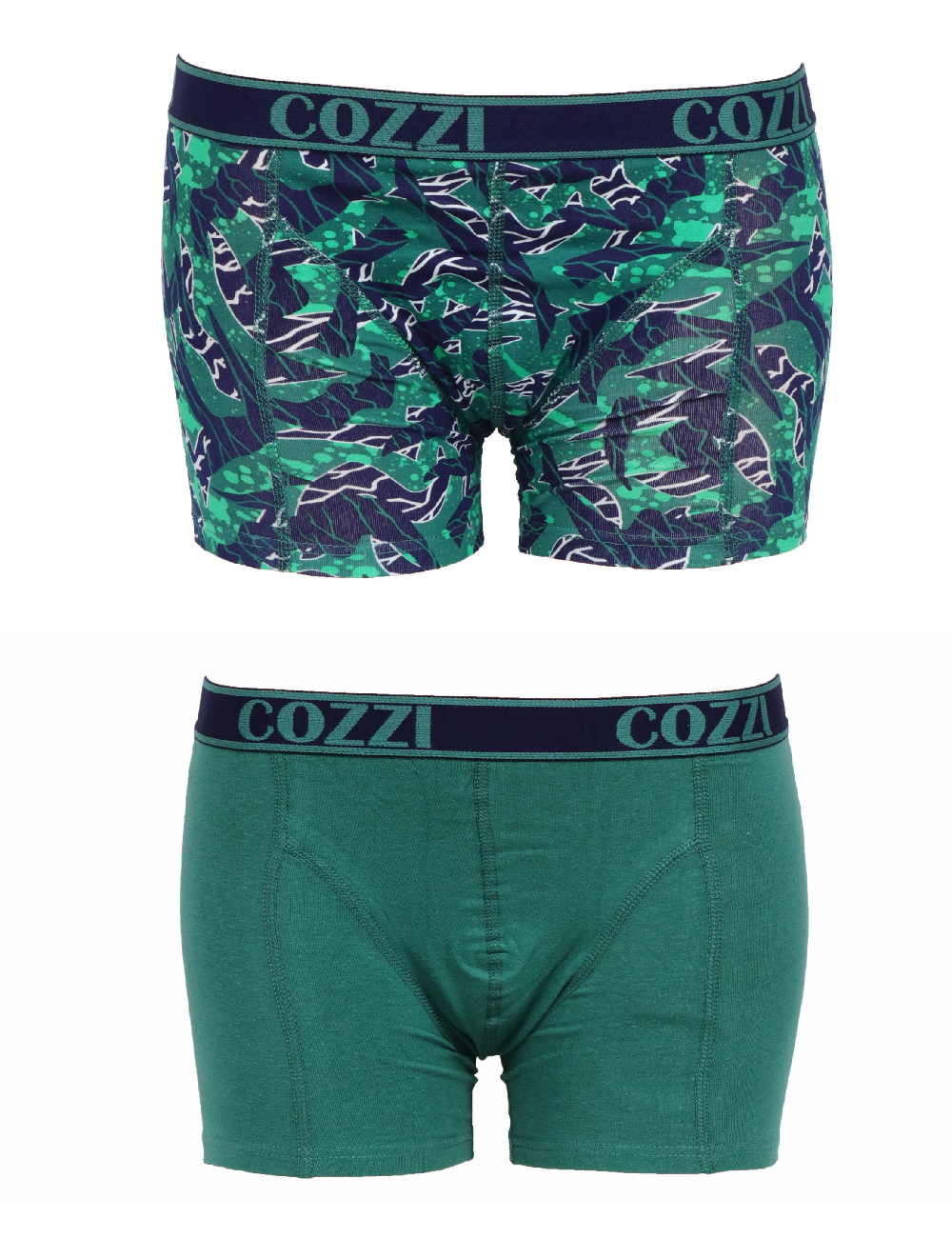 Boxeri 2 perechi Cozzi, verde