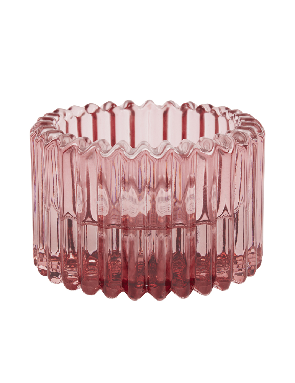 Suport lumanare Home Accents, roz