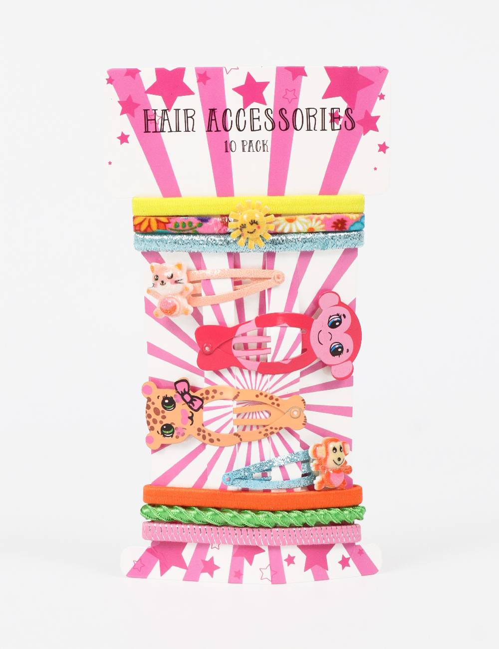 Set clame de par 10 bucati Little Concepts, mix culori