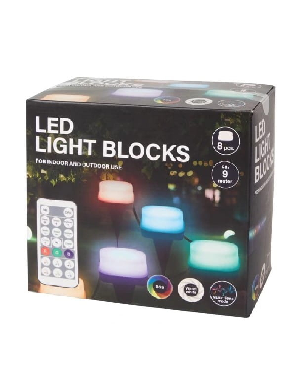 Instalatie LED Zd Trading, mix culori