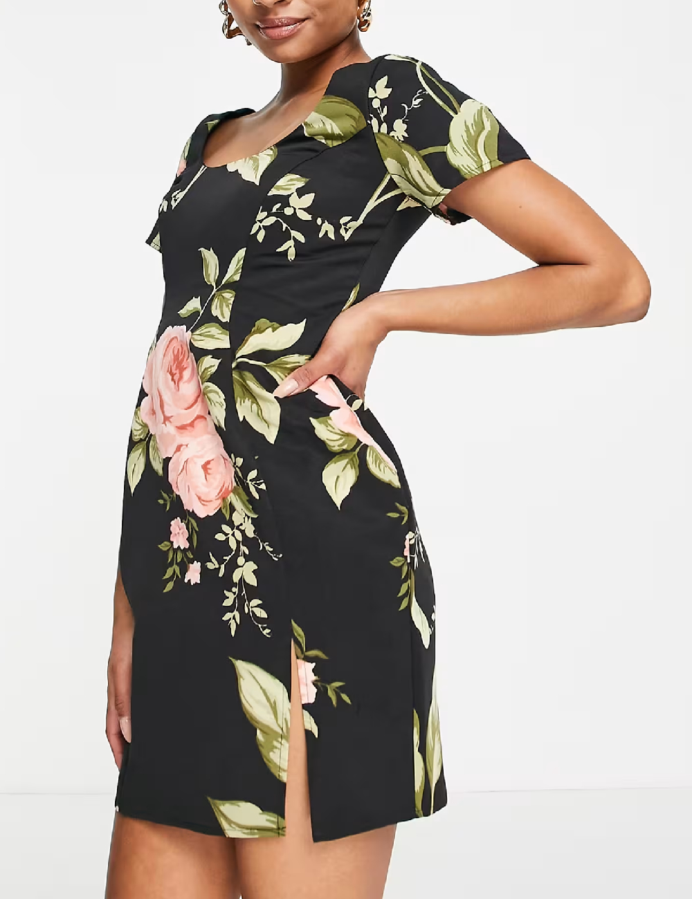 Rochie scurta ASOS, negru - 1 | YEO