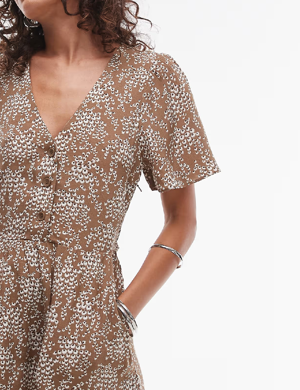 Rochie medie & other stories, maro - 1 | YEO