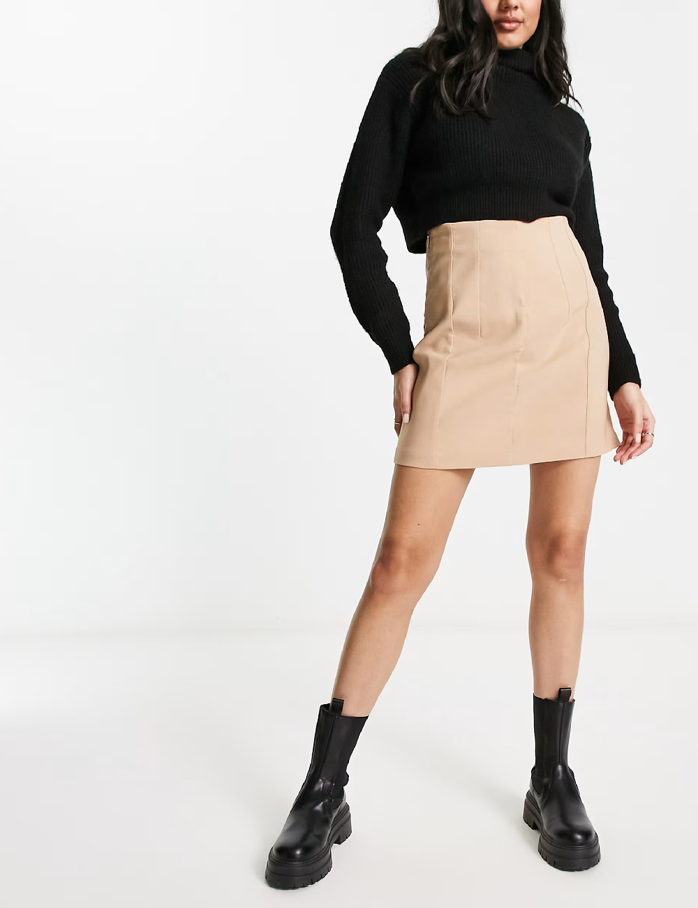 Fusta Miss Selfridge, crem