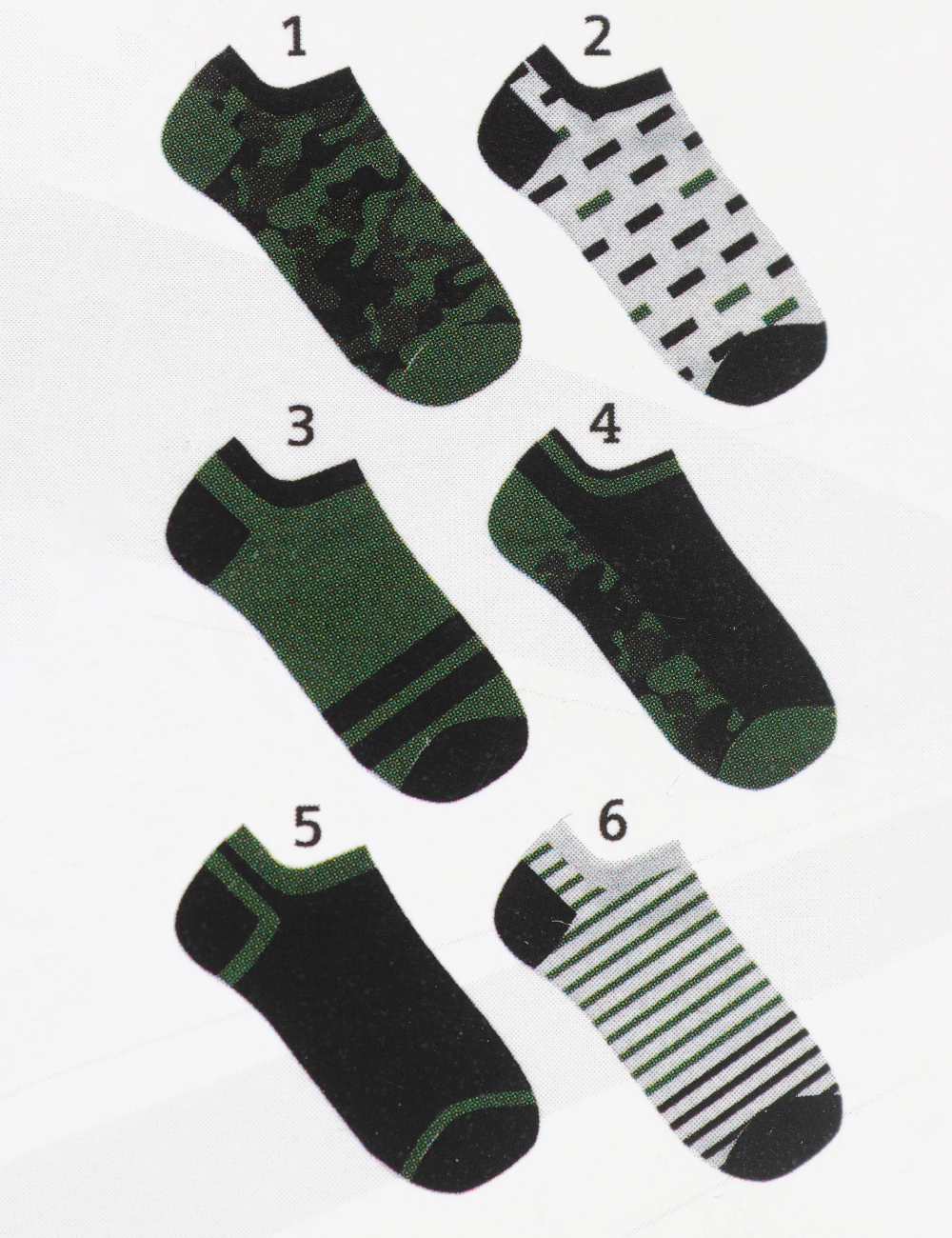 Set sosete 6 perechi Erve, mix culori