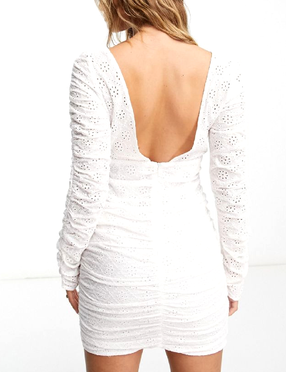 Rochie scurta ASOS, alb - 1 | YEO