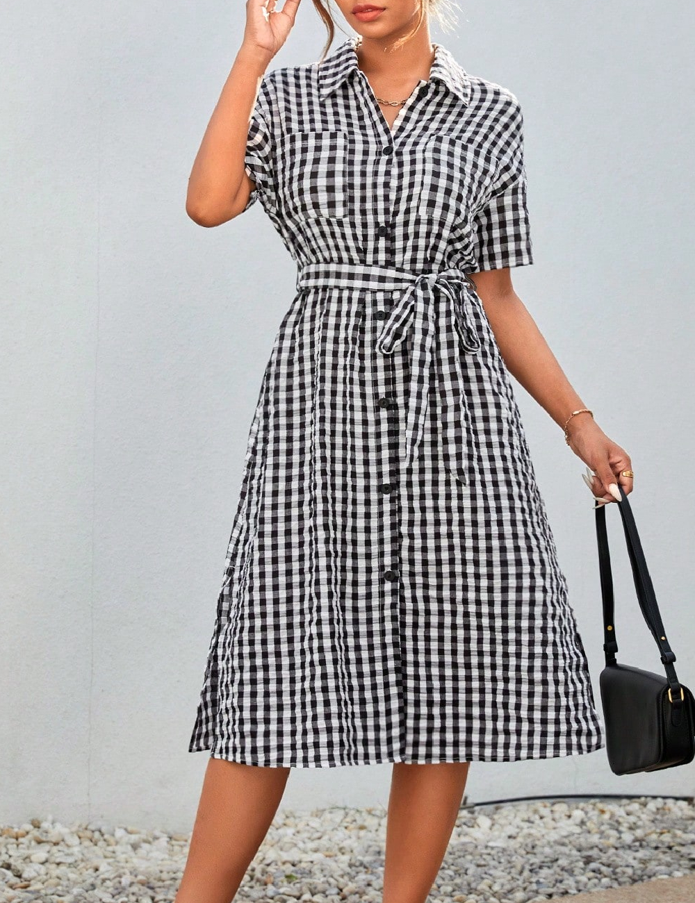 Rochie medie SHEIN, negru