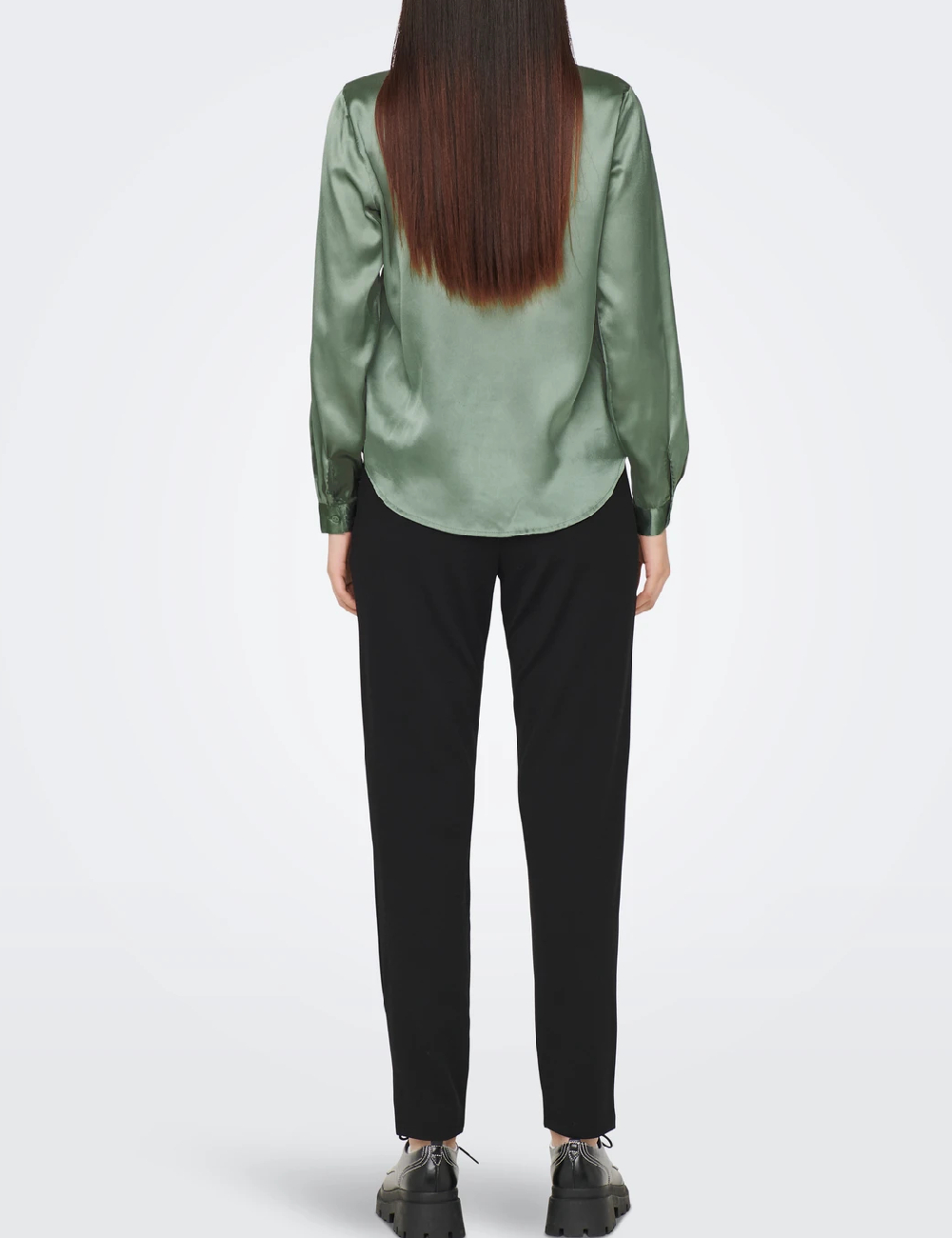 Camasa Jacqueline de Yong, verde - 1 | YEO