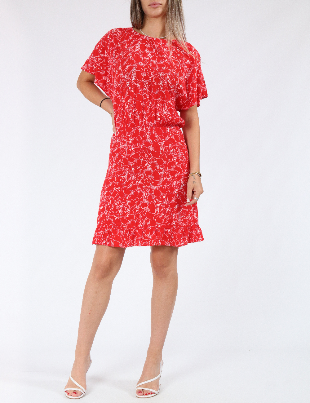 Rochie scurta & other stories, rosu - 1 | YEO