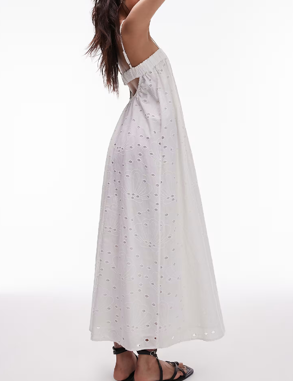Rochie lunga Top Shop, alb - 1 | YEO