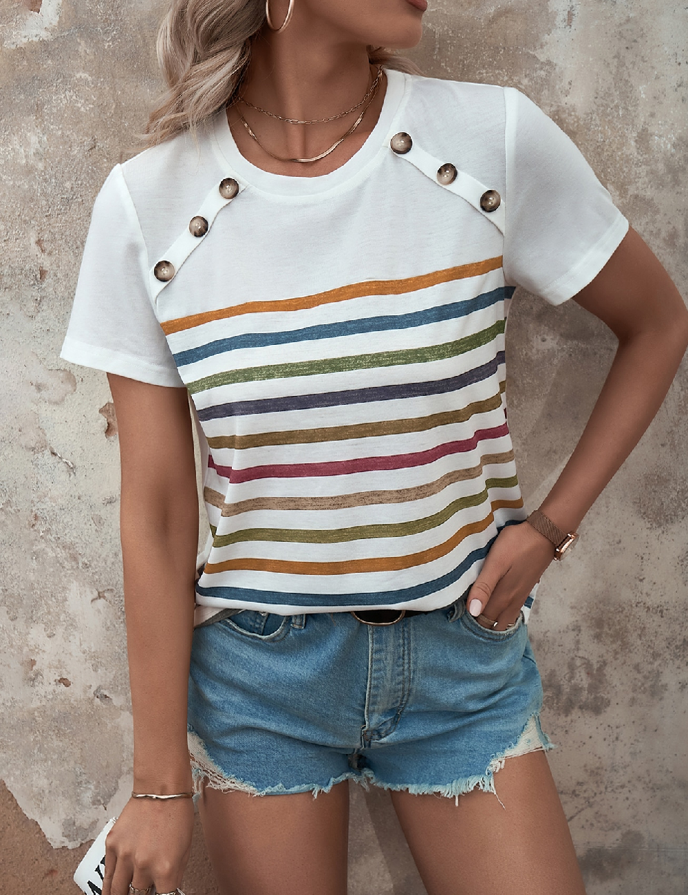 Tricou SHEIN, mix culori