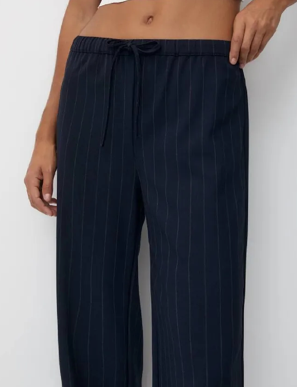 Pantaloni Pull&Bear, bleumarin - 1 | YEO