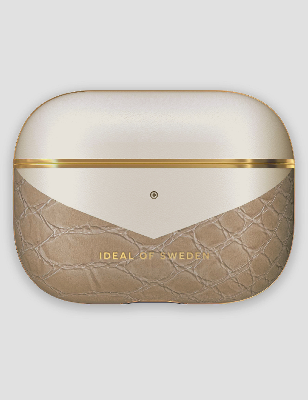 Husa AirPods IDEAL OF SWEDEN, maro/crem