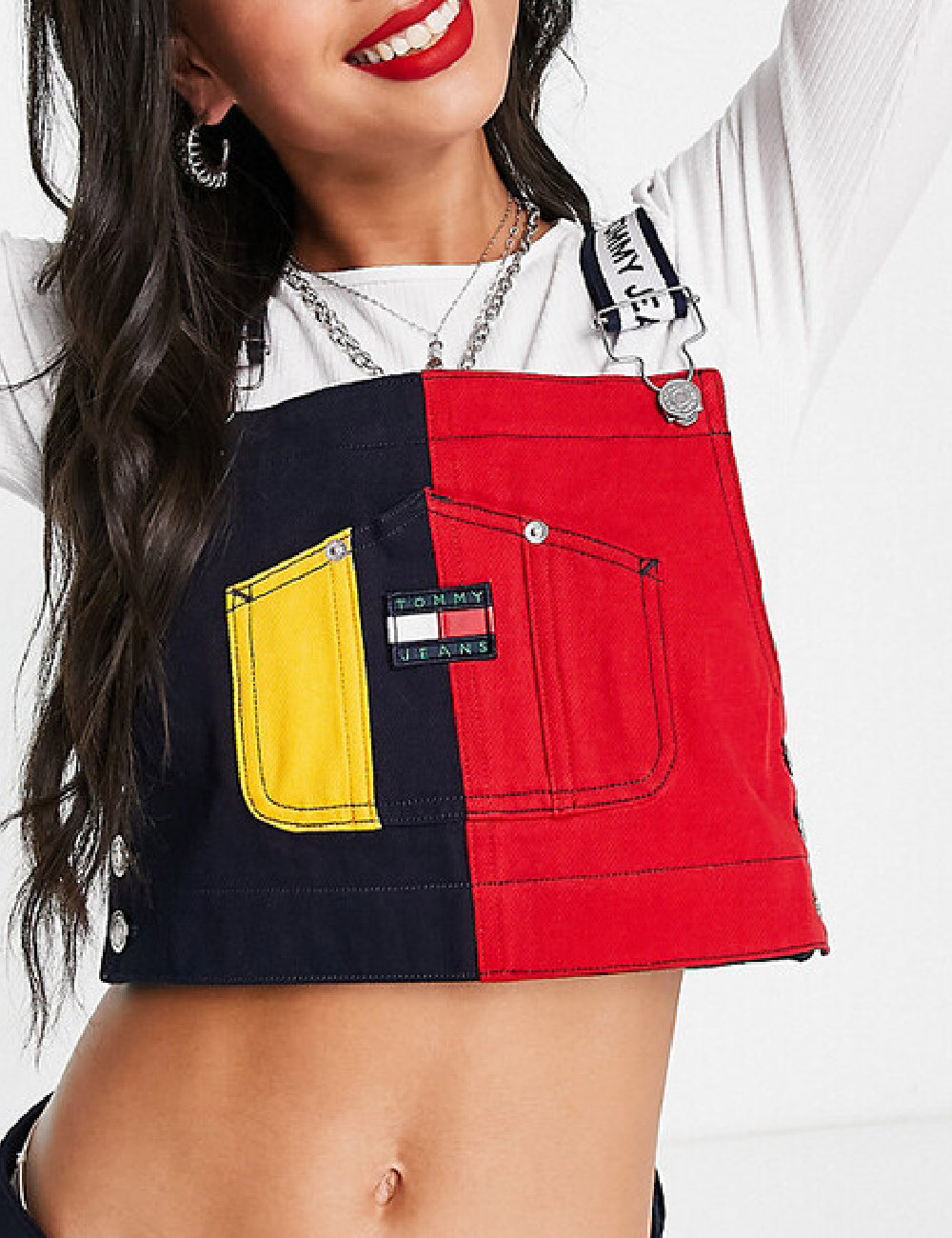 Top Tommy Jeans, albastru/rosu - 1 | YEO