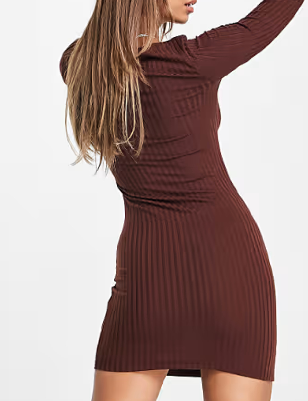 Rochie scurta Miss Selfridge, maro - 1 | YEO